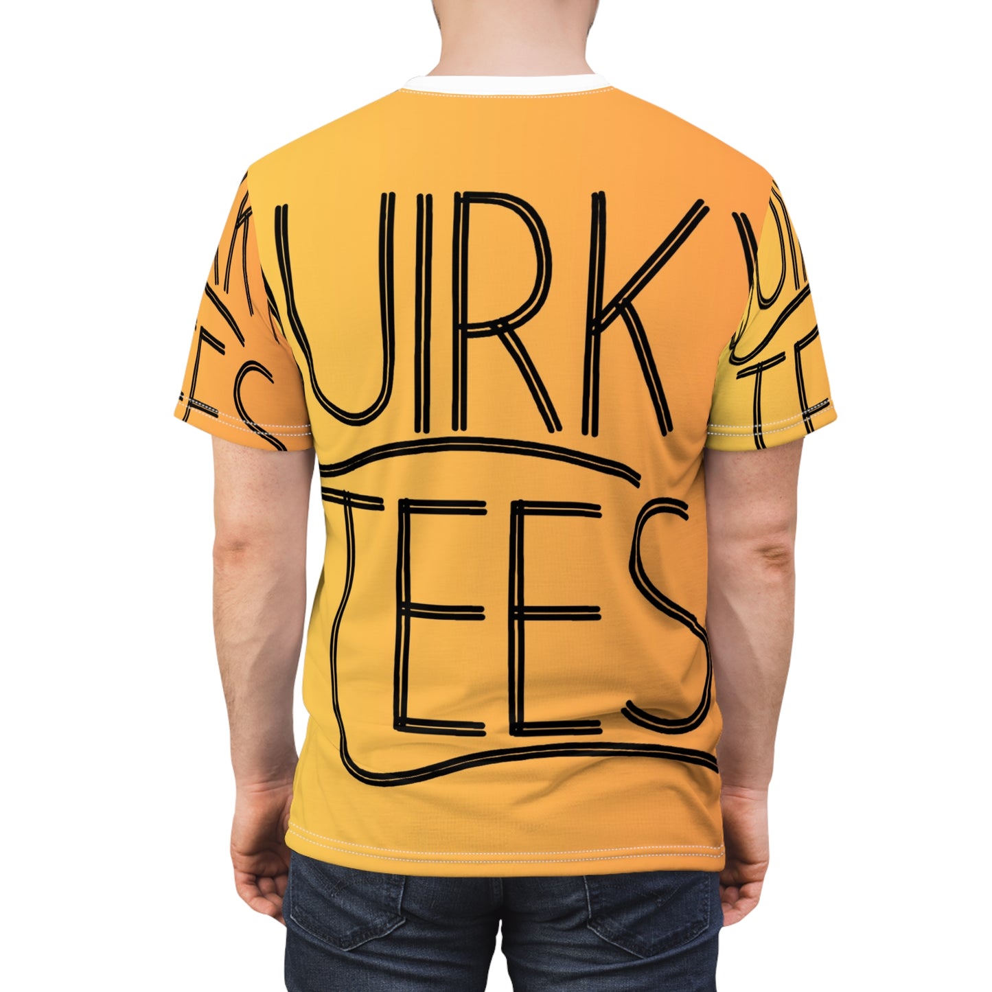 Quirky Tees  Unisex Cut & Sew Tee (AOP)