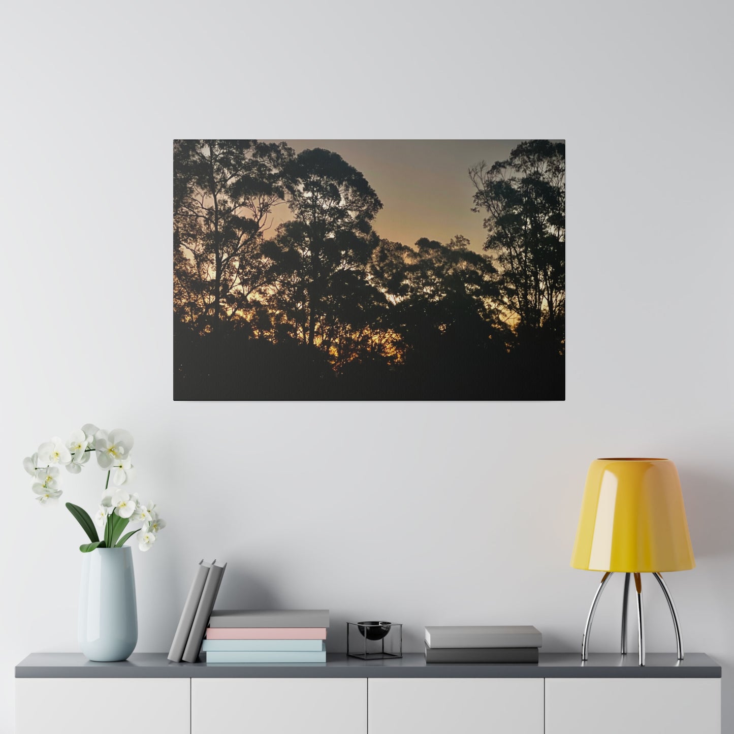 Mist Dusk Prints on Canvas, Stretched, 0.75"