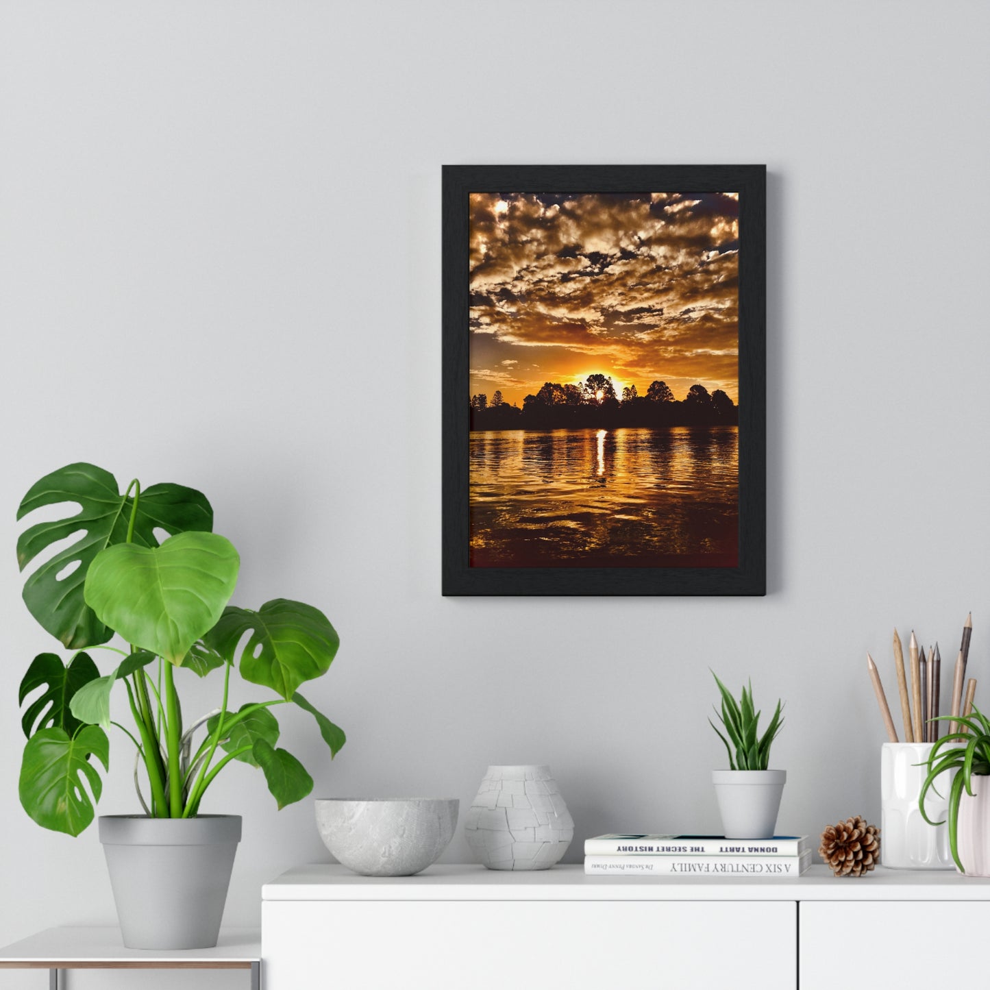 Prints on Canvas Premium Framed Vertical Poster.