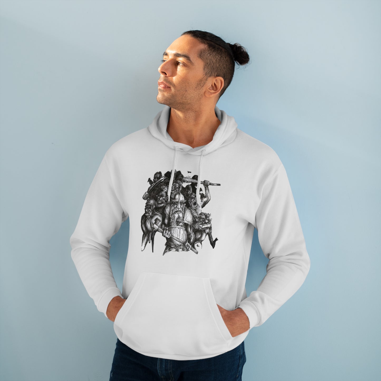 Battling Giants Series Unisex Pullover Hoodie