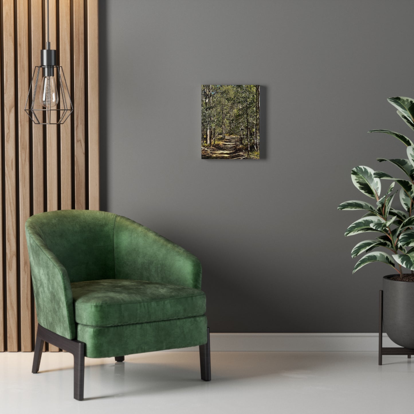 Forest Walk Print on Canvas on Stretched Canvas