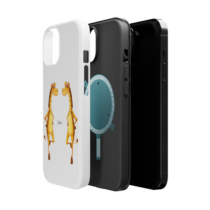 Phone Case Giraffe Twins Magnetic Tough Cases