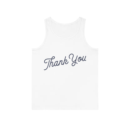 Quirky Tee Thank You Unisex Softstyle™ Tank Top