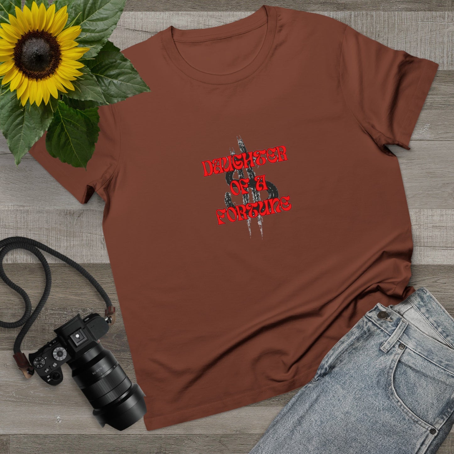 Quirky Tee (Daughter of a Fortune) Women’s Maple Tee