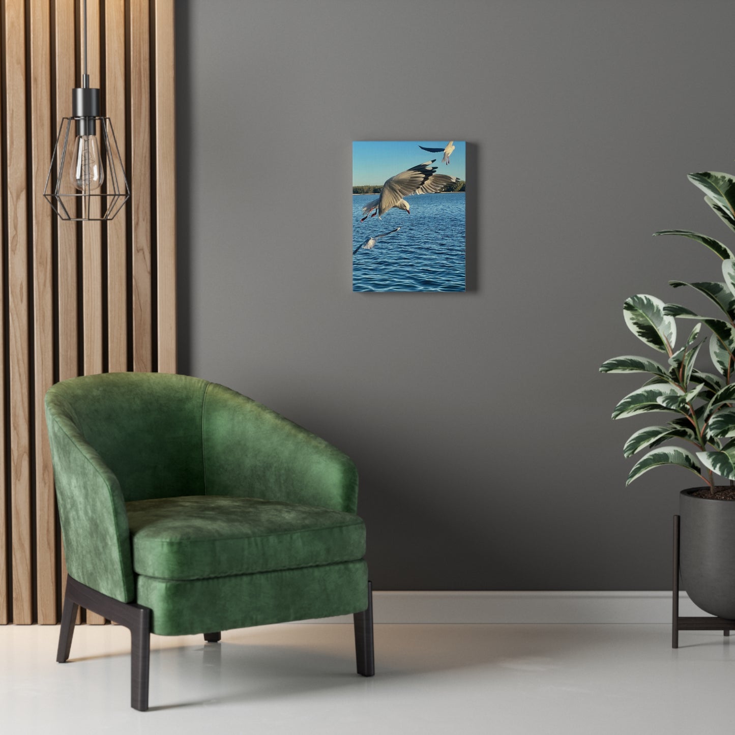 In Flight Print on Canvas on Stretched Canvas