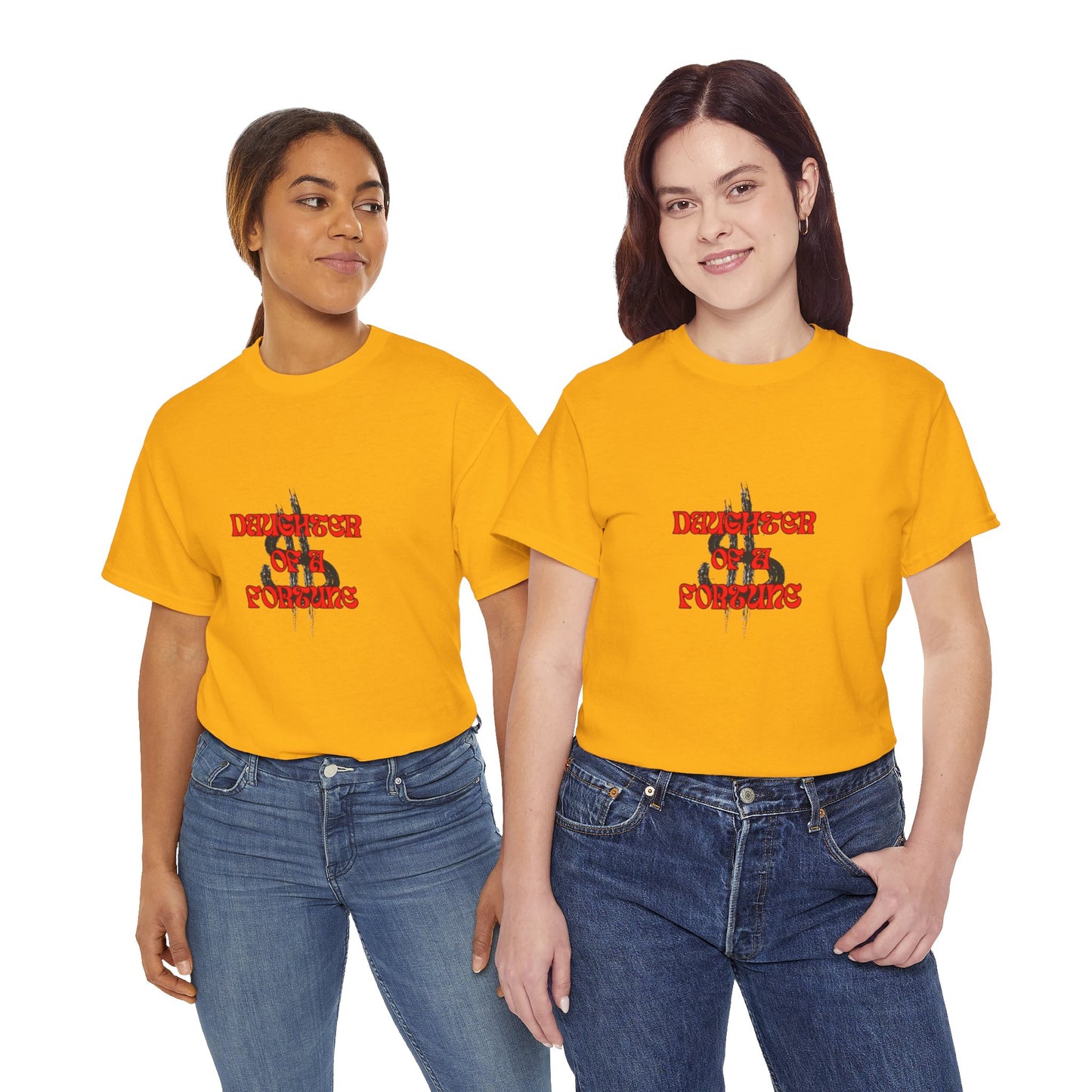 Quirky Tee (Daughter of a Fortune) Unisex Heavy Cotton Tee