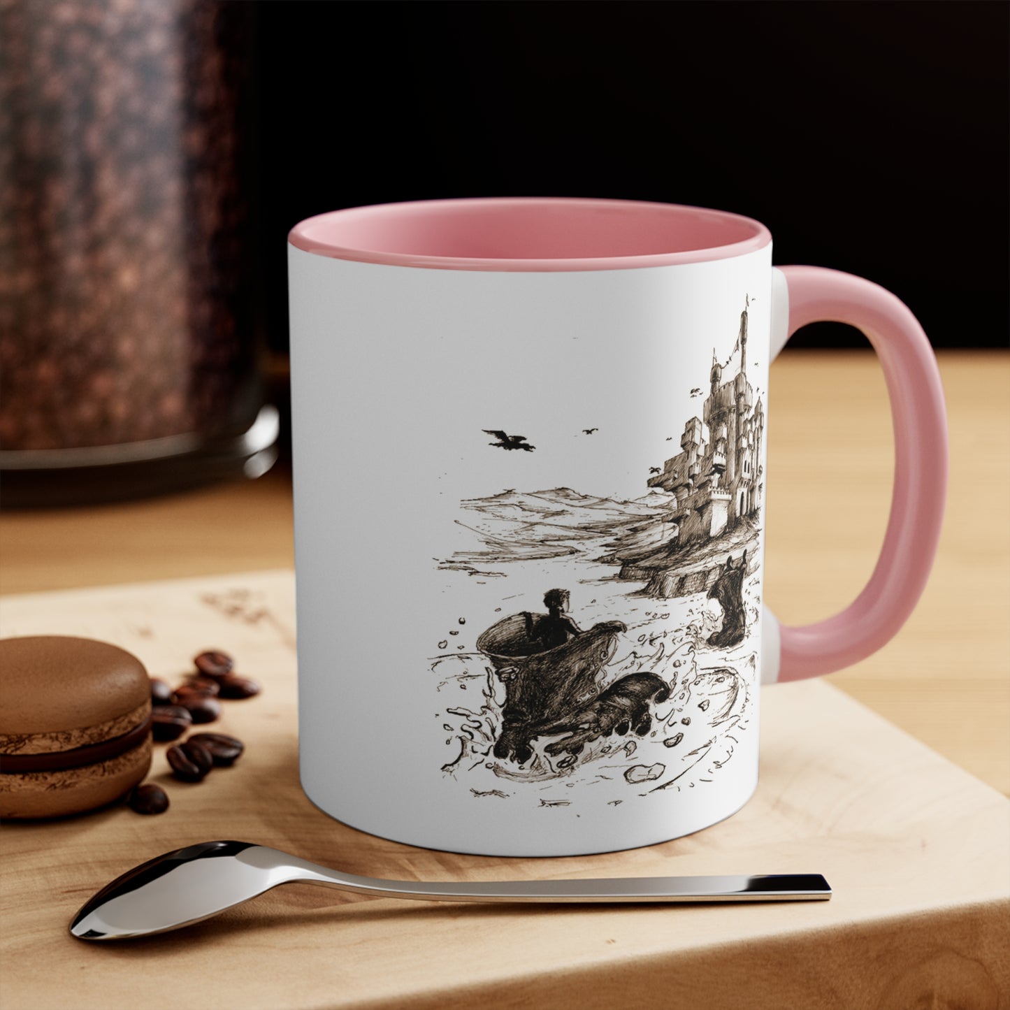 Bubbling River Accent Mugs