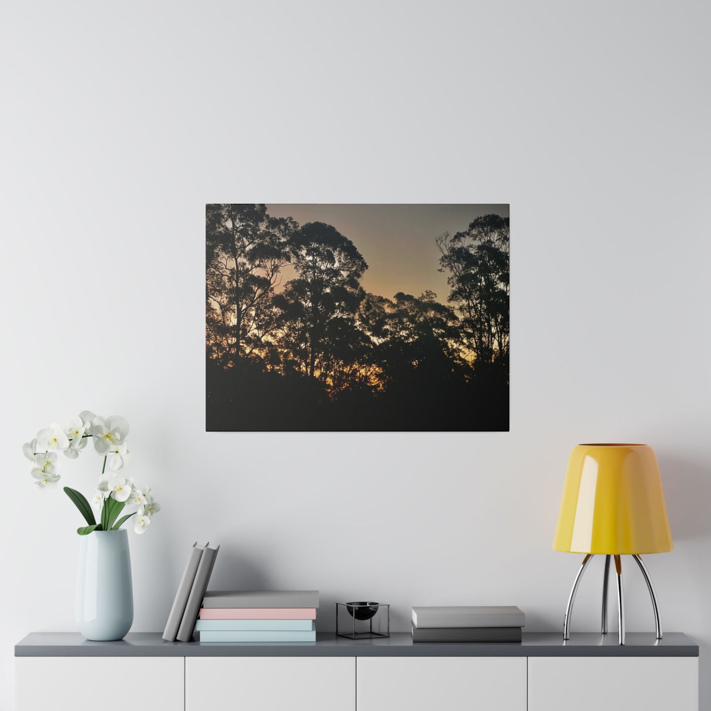 Mist Dusk Prints on Canvas, Stretched, 0.75"