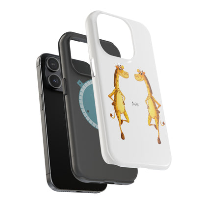 Phone Case Giraffe Twins Magnetic Tough Cases