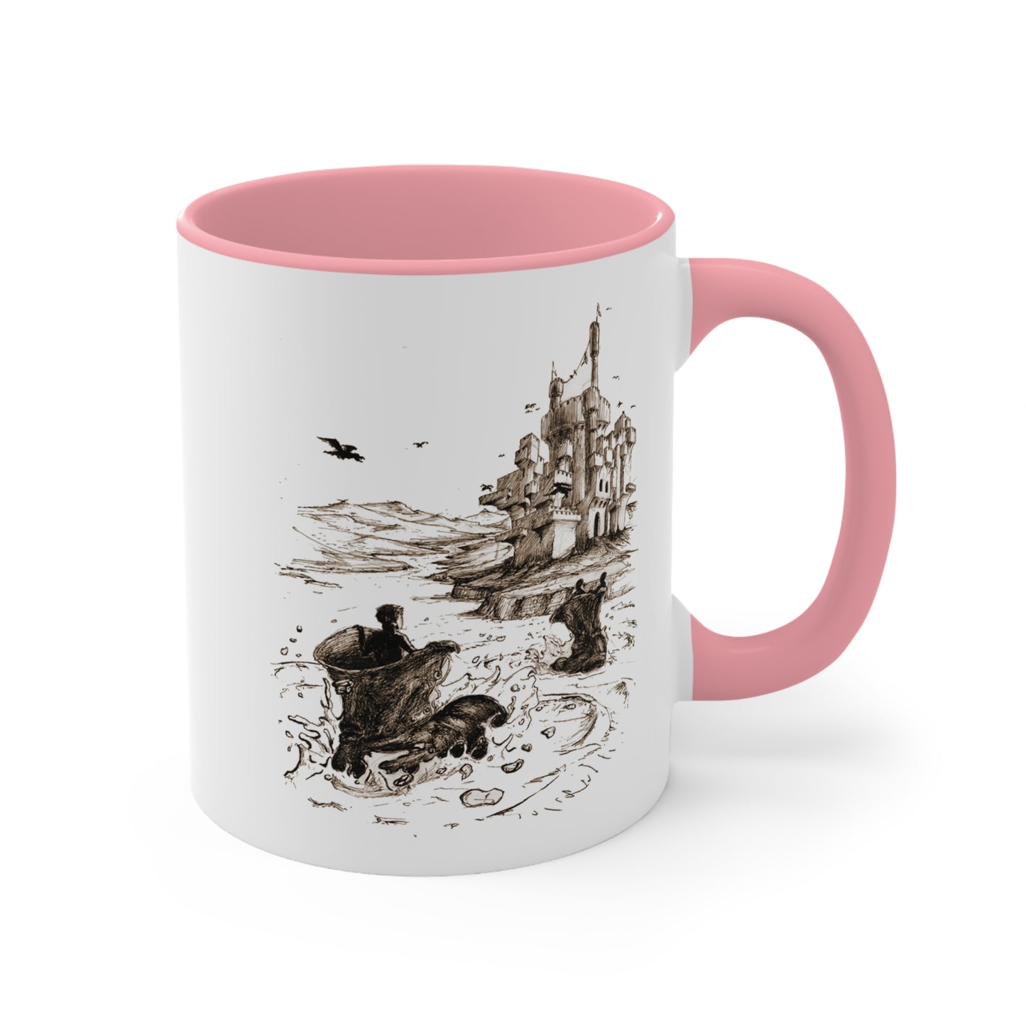 Bubbling River Accent Mugs