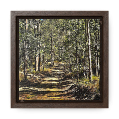 Forest Walk Prints on Canvas, Square Frame