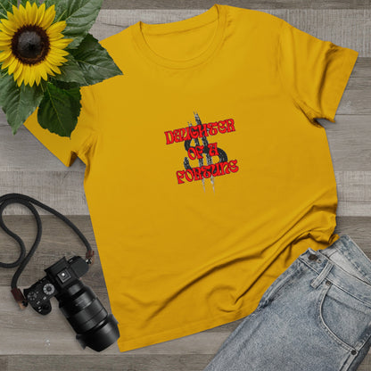 Quirky Tee (Daughter of a Fortune) Women’s Maple Tee