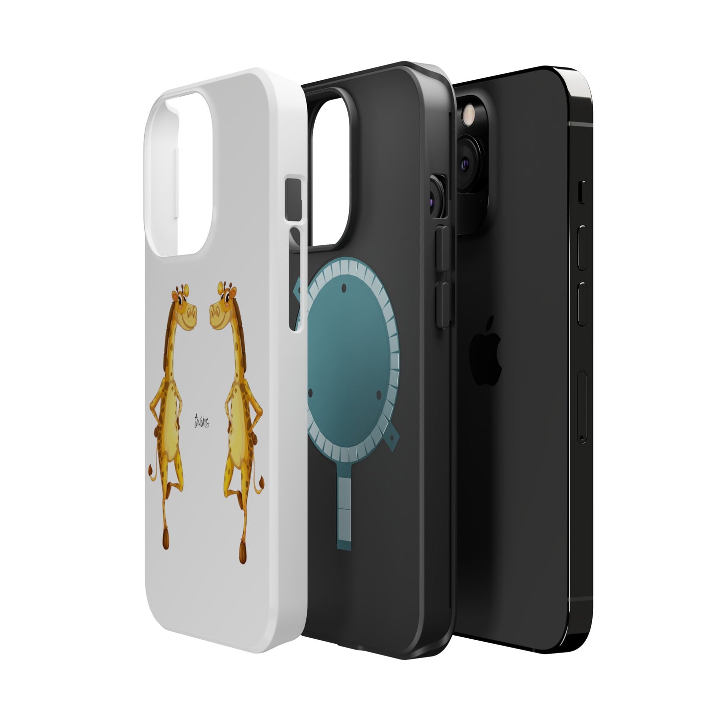 Phone Case Giraffe Twins Magnetic Tough Cases