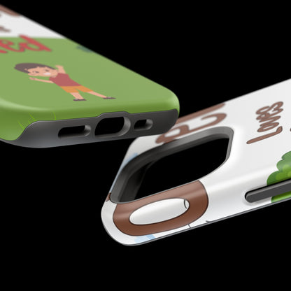 of Phone Case Oliver Loves Red Magnetic Tough Cases