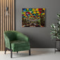 Umbrella Canopy Print on Canvas on Stretched Canvas
