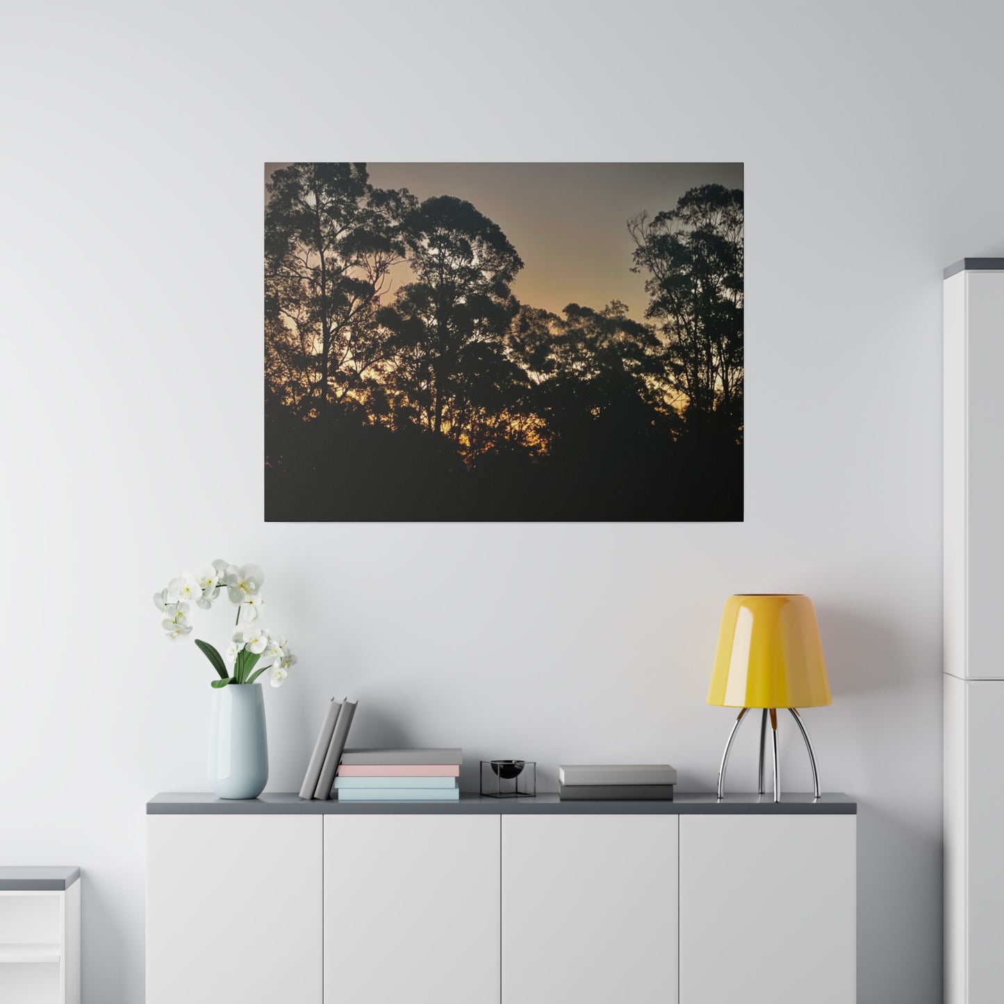 Mist Dusk Prints on Canvas, Stretched, 0.75"