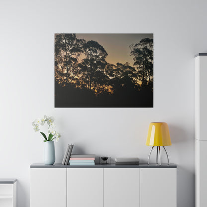 Mist Dusk Prints on Canvas, Stretched, 0.75"