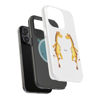 Phone Case Giraffe Twins Magnetic Tough Cases