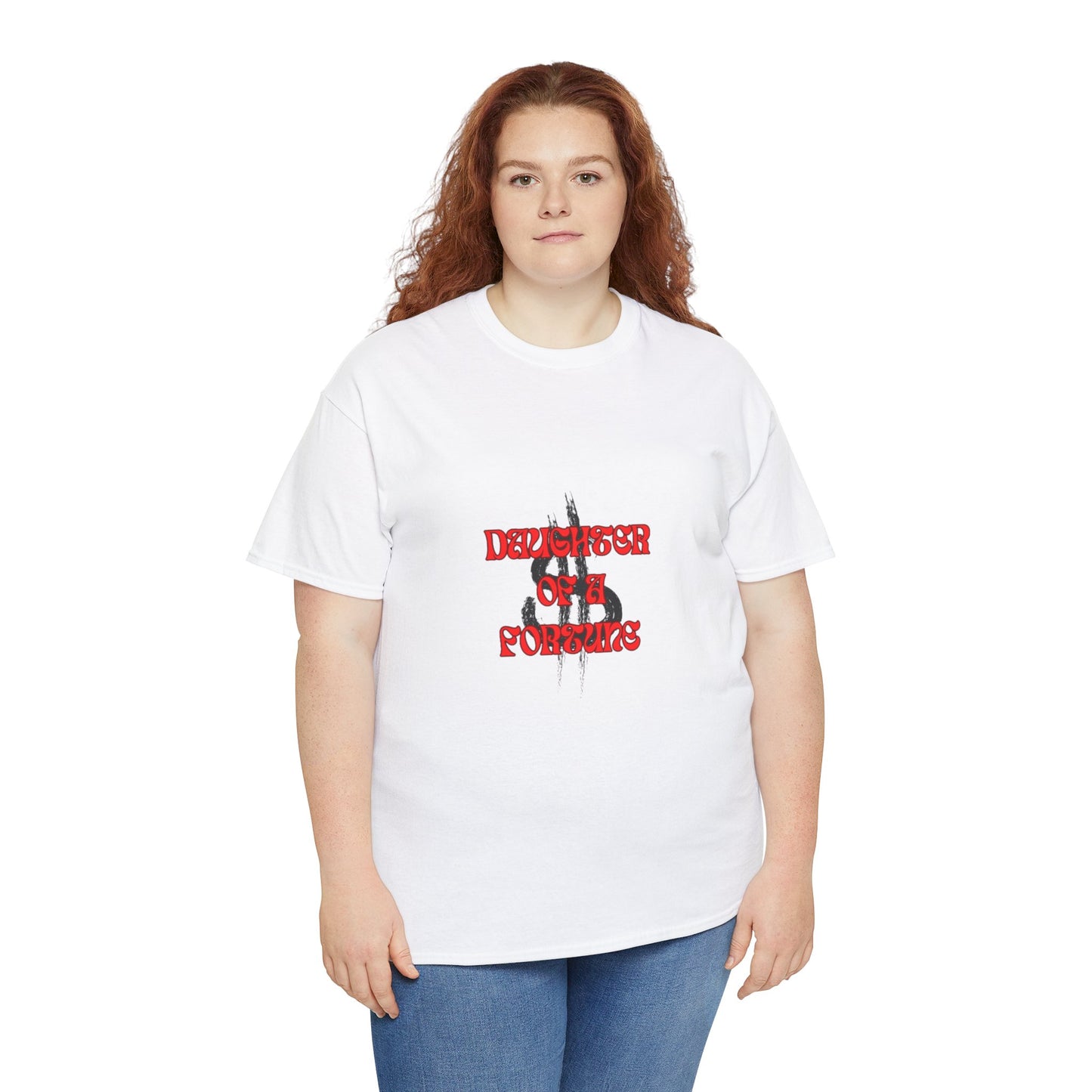 Quirky Tee (Daughter of a Fortune) Unisex Heavy Cotton Tee