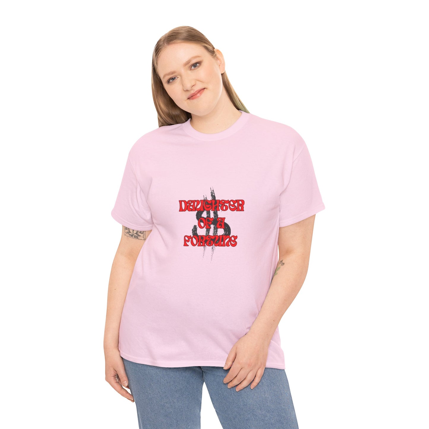 Quirky Tee (Daughter of a Fortune) Unisex Heavy Cotton Tee