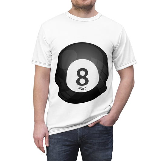 Quirky Tee 8 Ball Unisex Cut & Sew Tee (AOP)