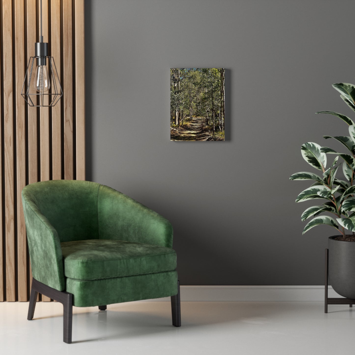 Forest Walk Print on Canvas on Stretched Canvas