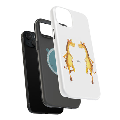 Phone Case Giraffe Twins Magnetic Tough Cases