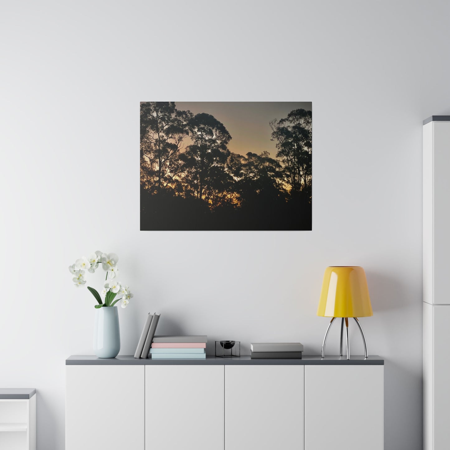Mist Dusk Prints on Canvas, Stretched, 0.75"