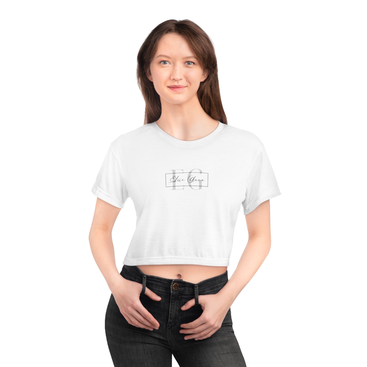 Elsie Grace Crop Tee (AOP)