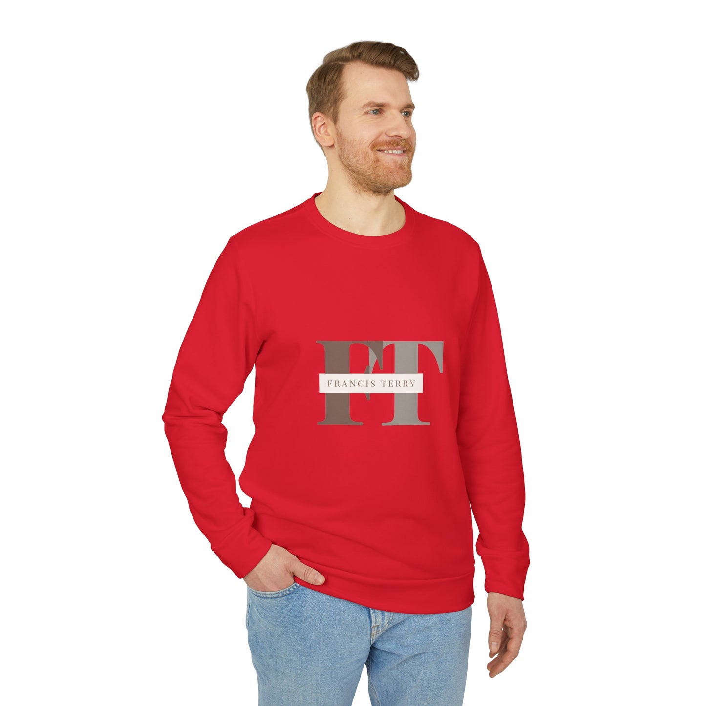 Francis Terry Customised Design adidas® Unisex Fleece Crewneck Sweatshirt