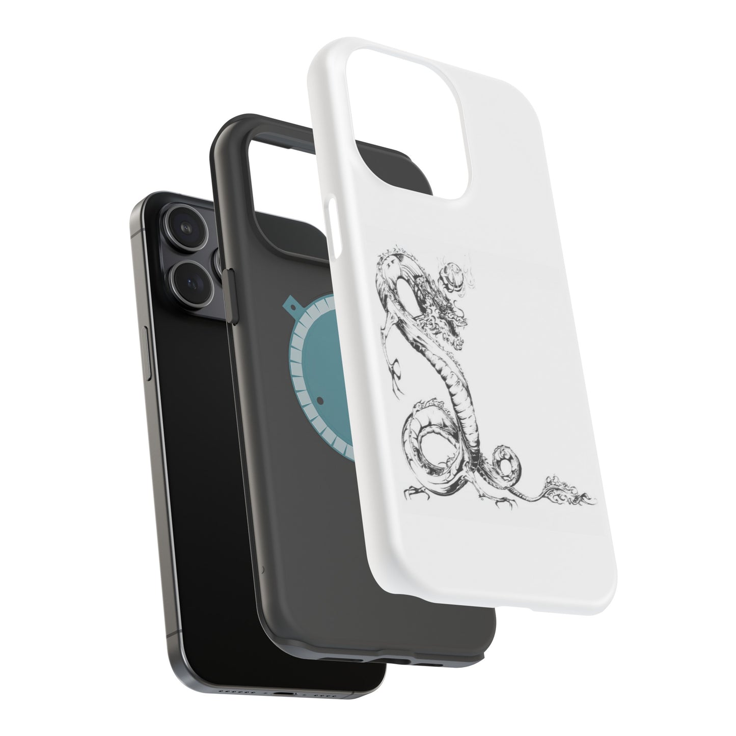 Phone Case Dragon Series Magnetic Tough Cases