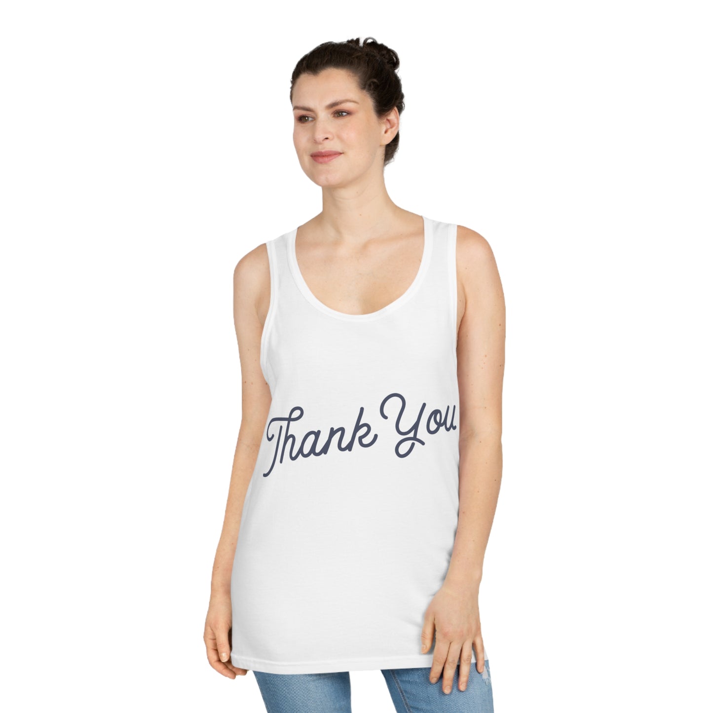 Quirky Tee Thank You Unisex Softstyle™ Tank Top