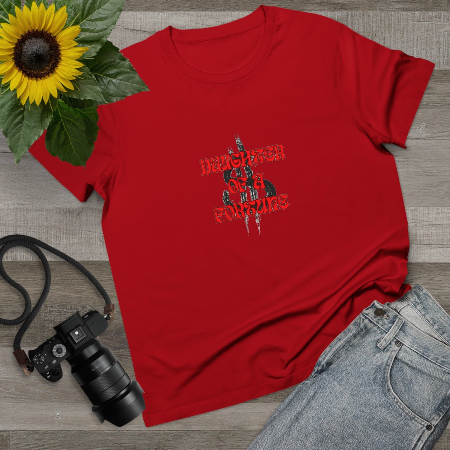 Quirky Tee (Daughter of a Fortune) Women’s Maple Tee
