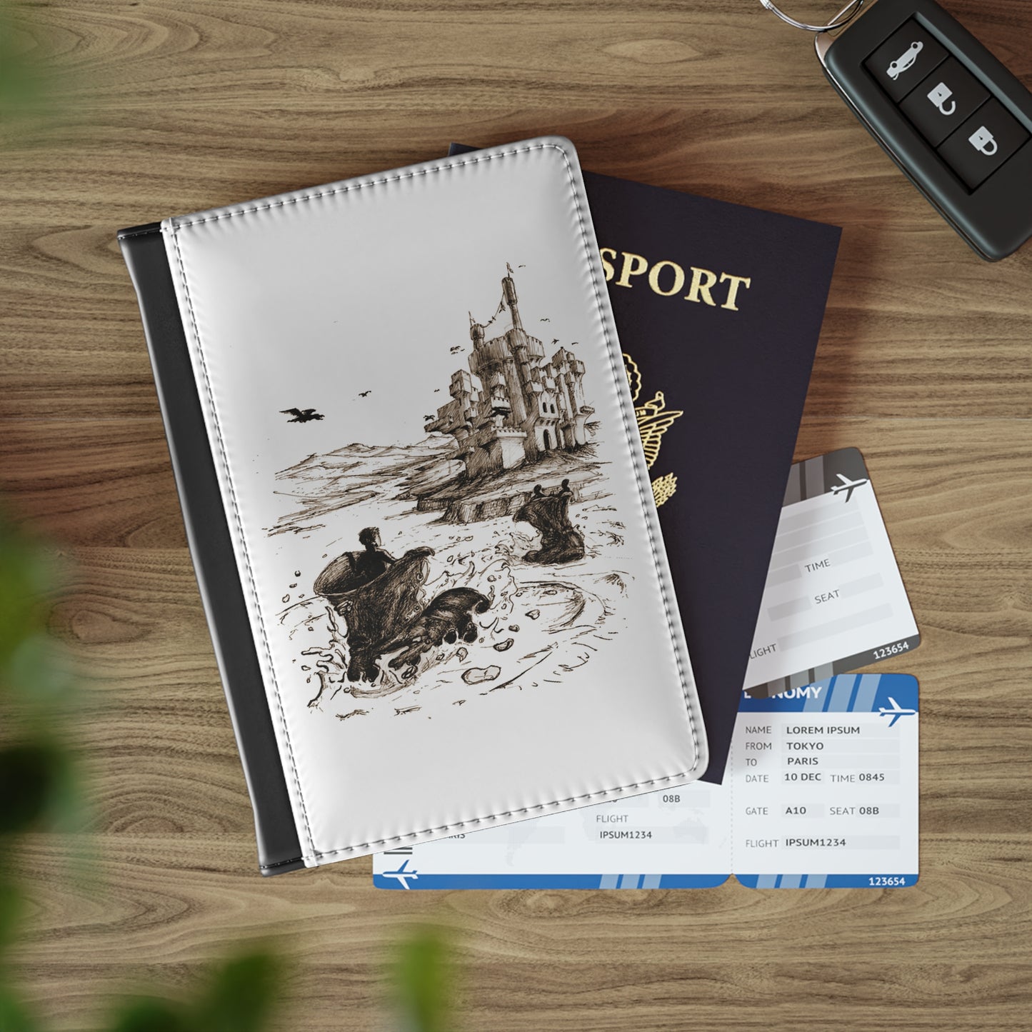 Bubbling River Passport Cover