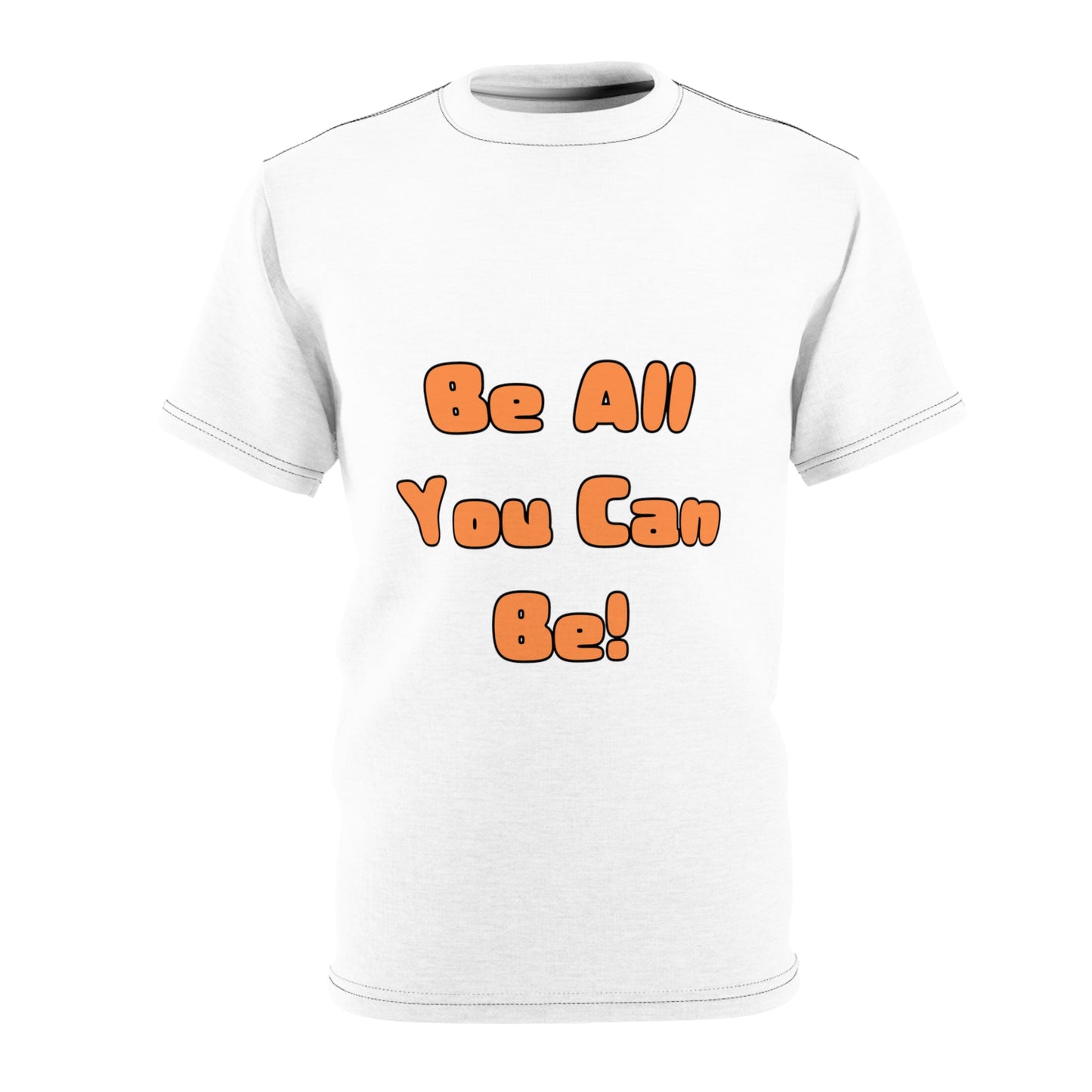 Quirky Tee (Be all you can be Hellofont) Unisex Cut & Sew Tee (AOP)