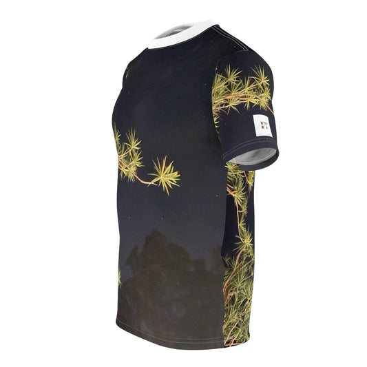 Quirky Tees (Tree at Night)  Unisex Cut & Sew Tee (AOP)