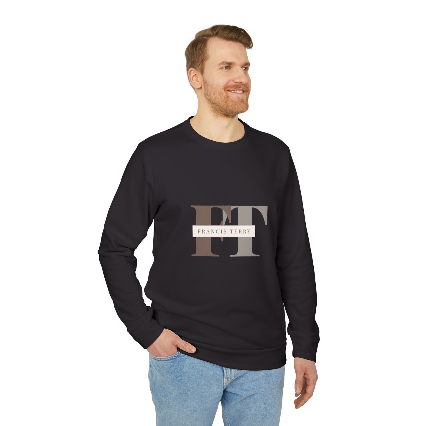 Francis Terry Customised Design adidas® Unisex Fleece Crewneck Sweatshirt