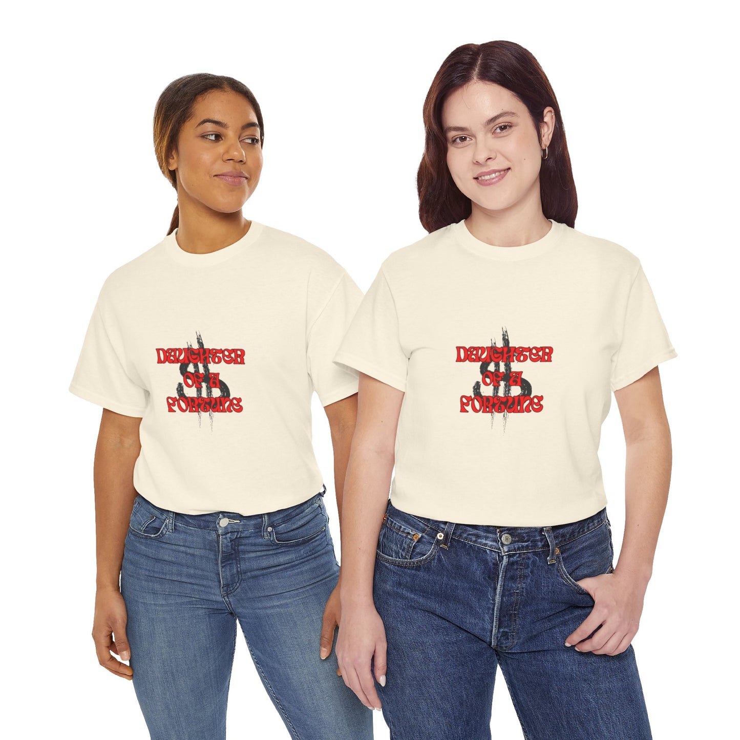 Quirky Tee (Daughter of a Fortune) Unisex Heavy Cotton Tee
