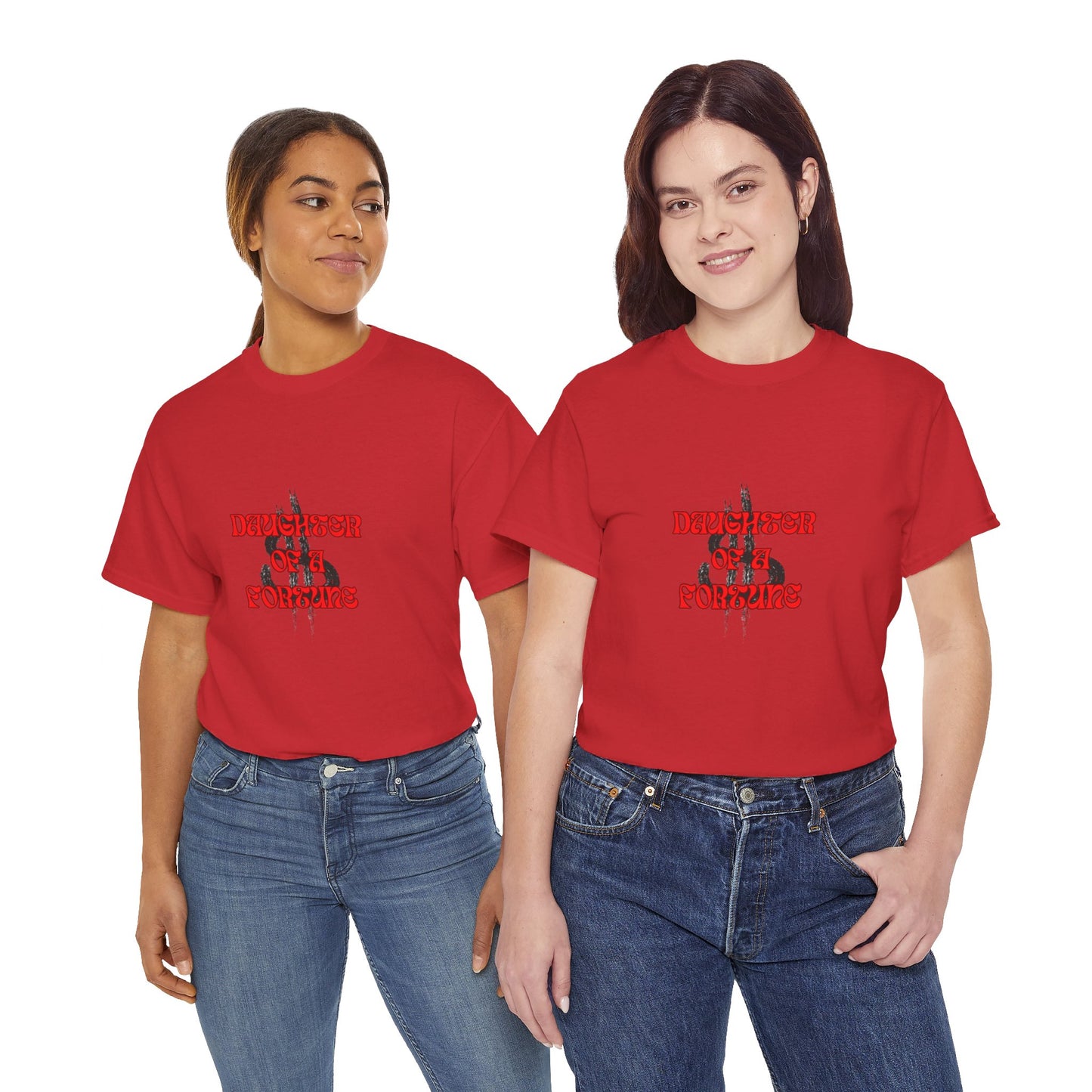 Quirky Tee (Daughter of a Fortune) Unisex Heavy Cotton Tee