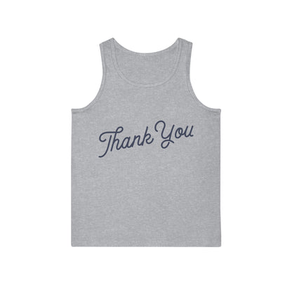 Quirky Tee Thank You Unisex Softstyle™ Tank Top