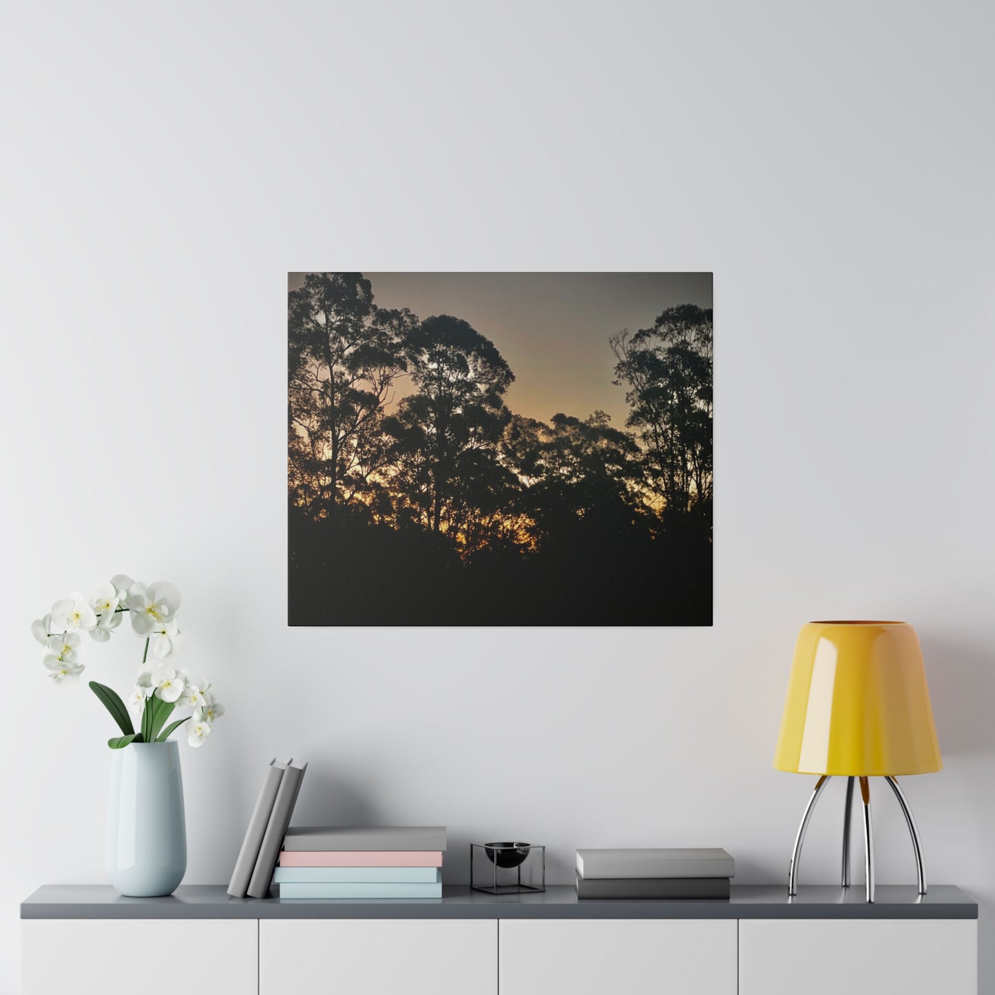Mist Dusk Prints on Canvas, Stretched, 0.75"