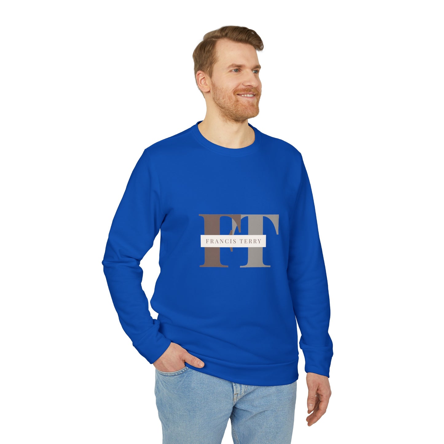 Francis Terry Customised Design adidas® Unisex Fleece Crewneck Sweatshirt
