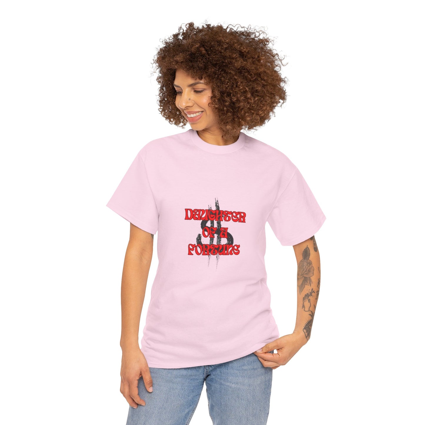Quirky Tee (Daughter of a Fortune) Unisex Heavy Cotton Tee