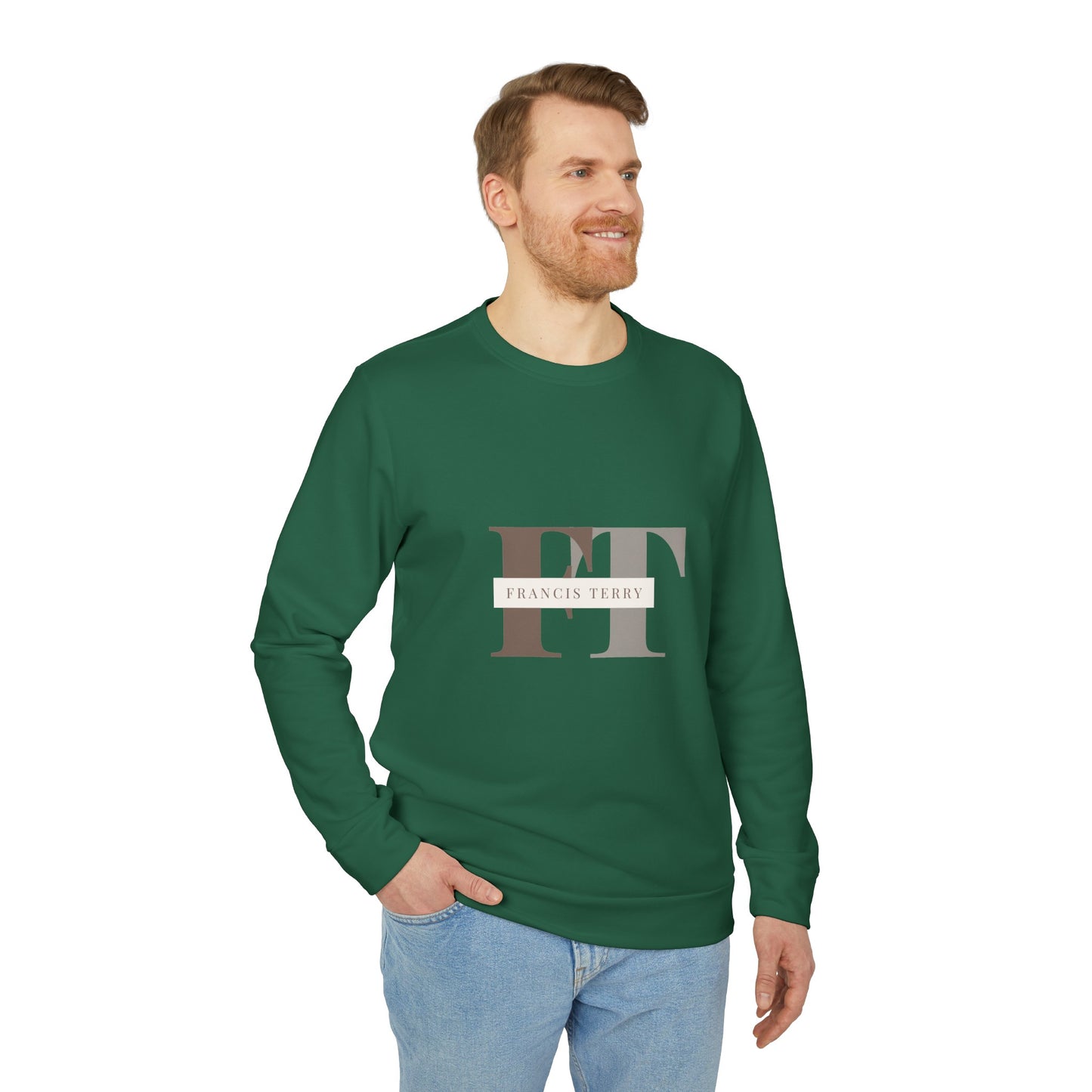 Francis Terry Customised Design adidas® Unisex Fleece Crewneck Sweatshirt