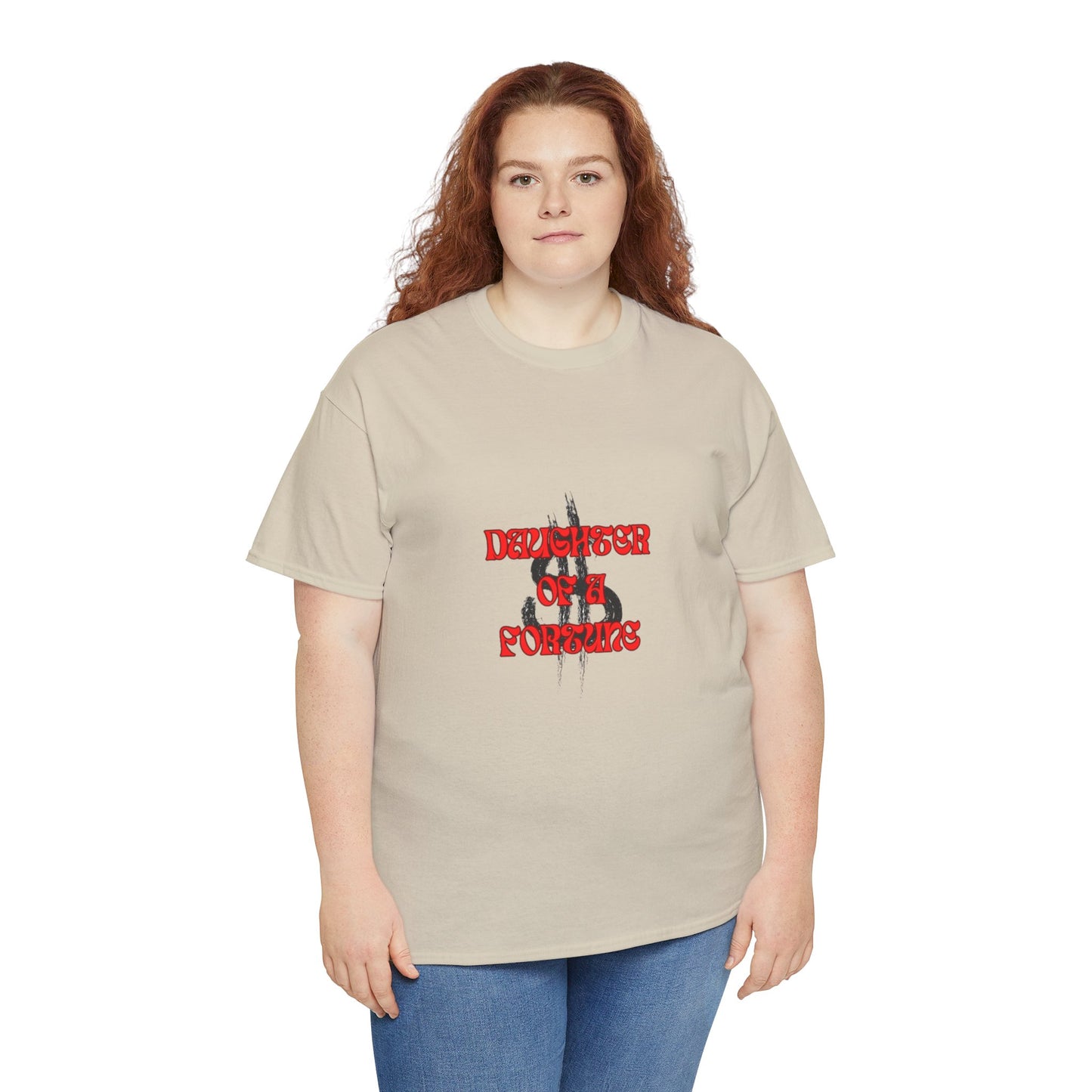 Quirky Tee (Daughter of a Fortune) Unisex Heavy Cotton Tee