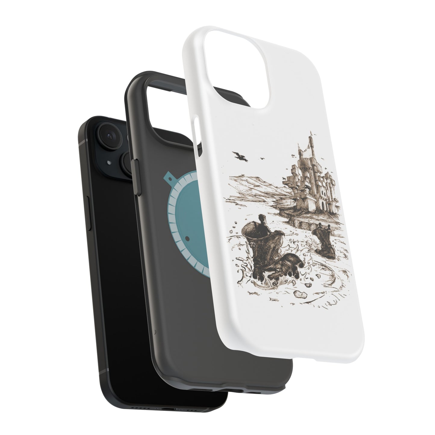 Phone Case Bubbling River Series Magnetic Tough Cases