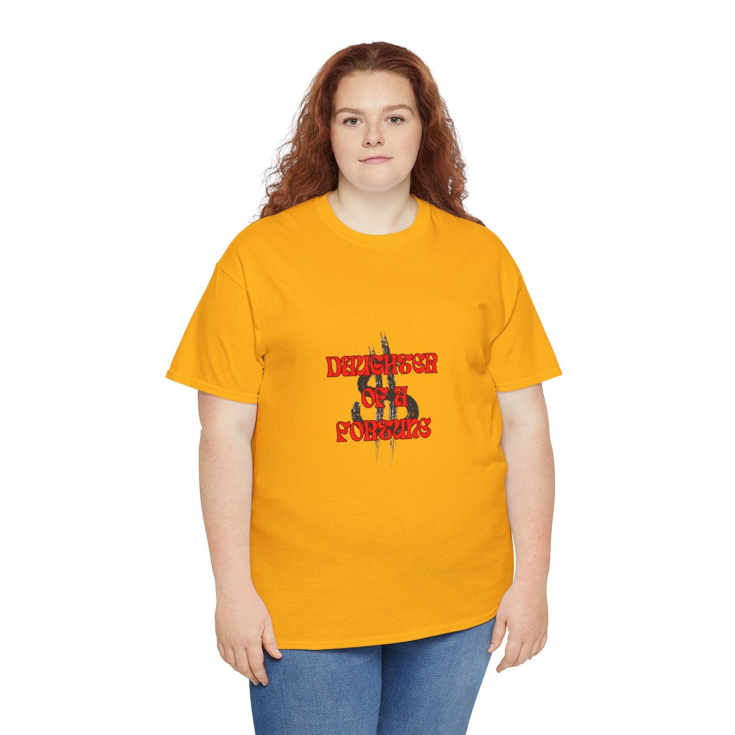 Quirky Tee (Daughter of a Fortune) Unisex Heavy Cotton Tee