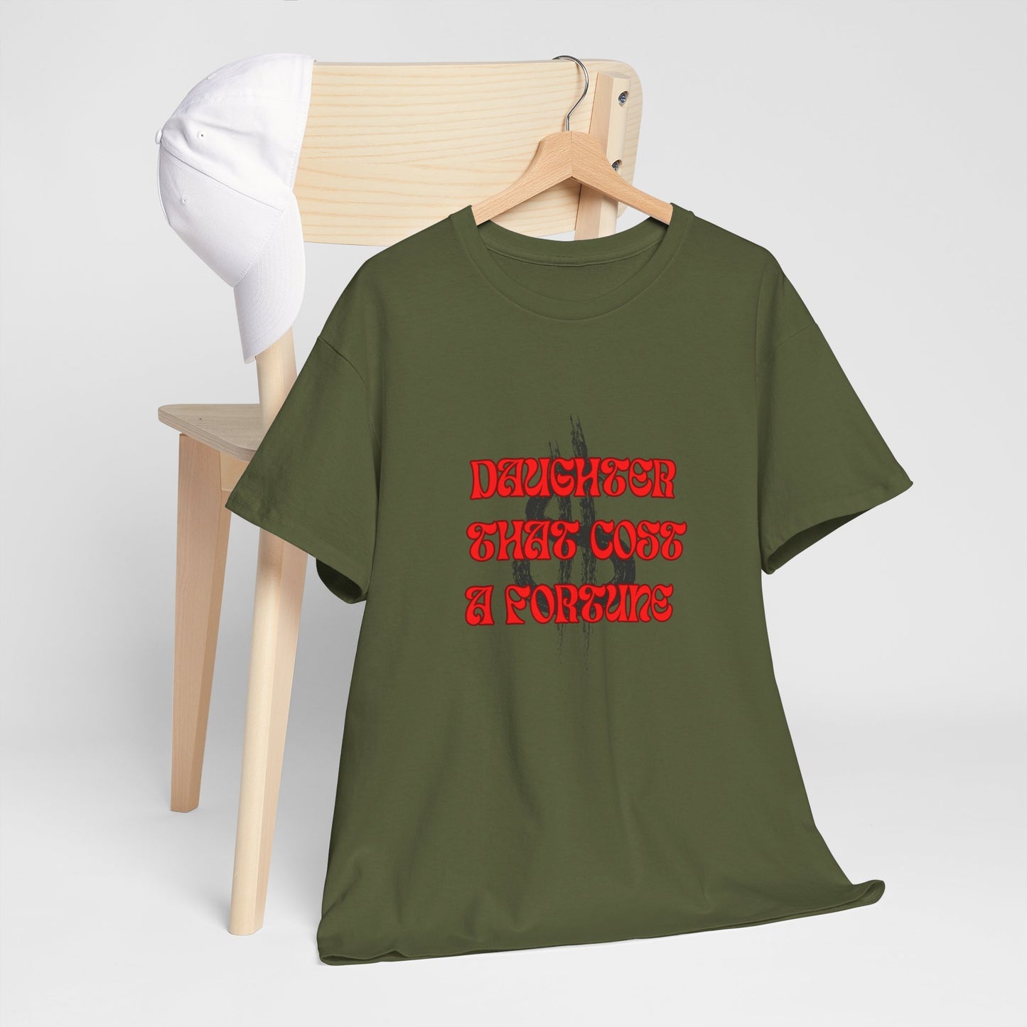Quirky Tee (Daughter that cost of a Fortune) Unisex Heavy Cotton Tee