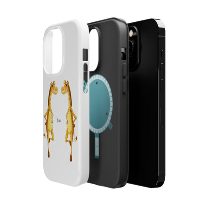 Phone Case Giraffe Twins Magnetic Tough Cases