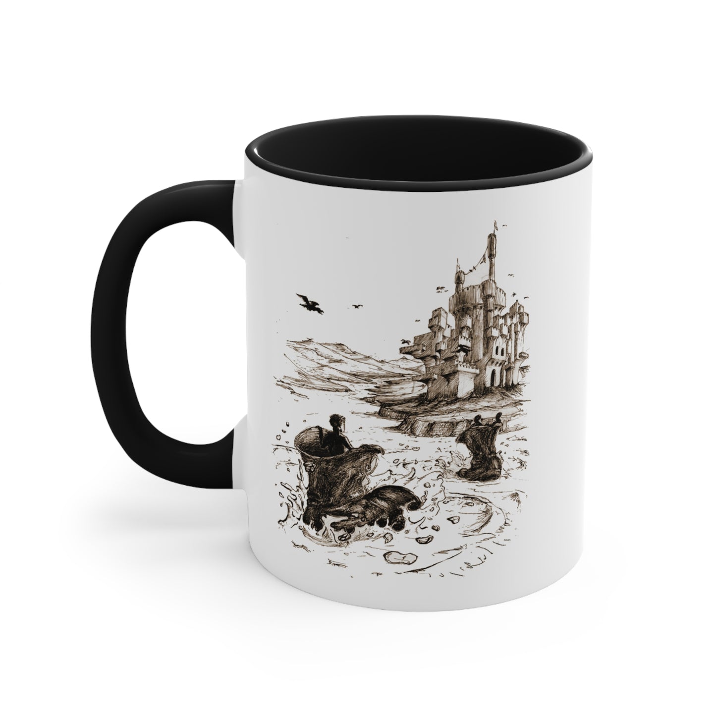 Bubbling River Accent Mugs